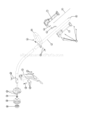 Part Location Diagram of 753-04366 MTD Drive Shaft Housing Assembly